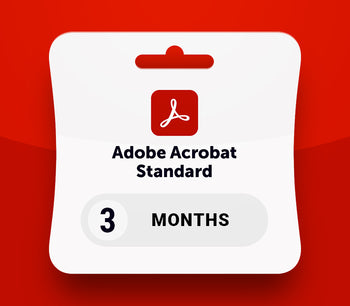 Adobe Acrobat Standard - 3 Months Subscription Key