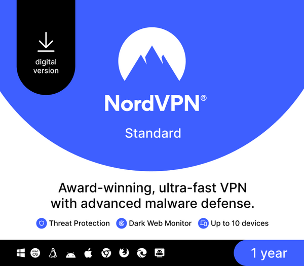 NordVPN Standard Global Key (1 Year / 10 Devices)