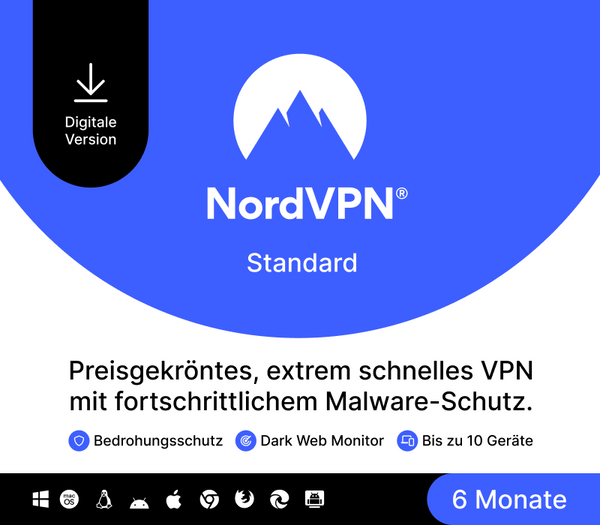 NordVPN Standard DE Key (6 Months / 10 Devices)