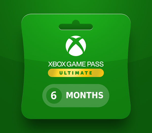 Xbox Game Pass Ultimate - 6 Month Subscription Card US