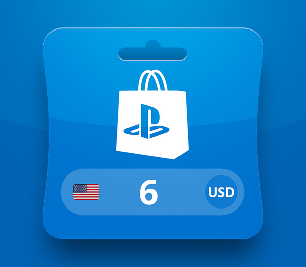 PlayStation Network Card USD 6 Gift Card US