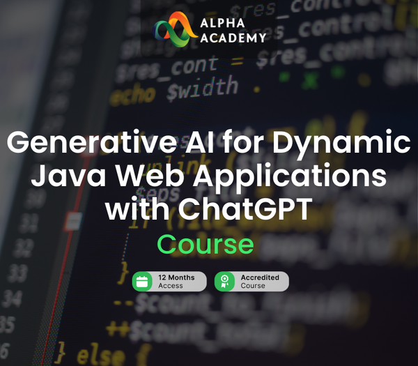 Generative AI for Dynamic Java Web Applications with ChatGPT Alpha Academy Code