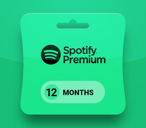 Spotify Premium 12-month Subscription Card US
