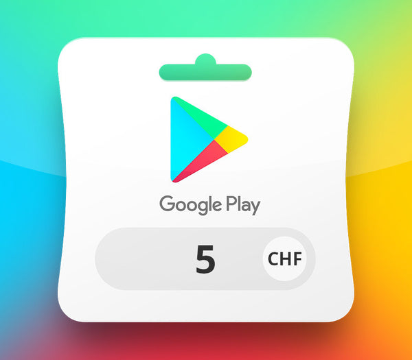 Google Play CHF 5 Gift Card CH
