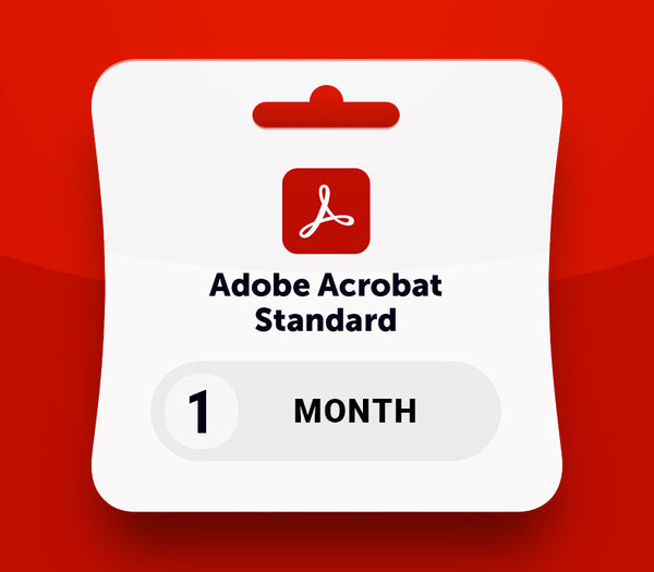 Adobe Acrobat Standard - 1 Month Subscription Key RoW