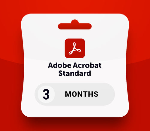 Adobe Acrobat Standard - 3 Months Subscription Key RoW
