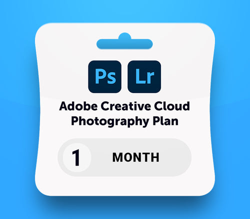 Adobe Creative Cloud Photography Plan - 1 Month Subscription Key RoW
