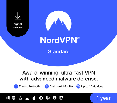 NordVPN Standard US Key (1 Year / 10 Devices)
