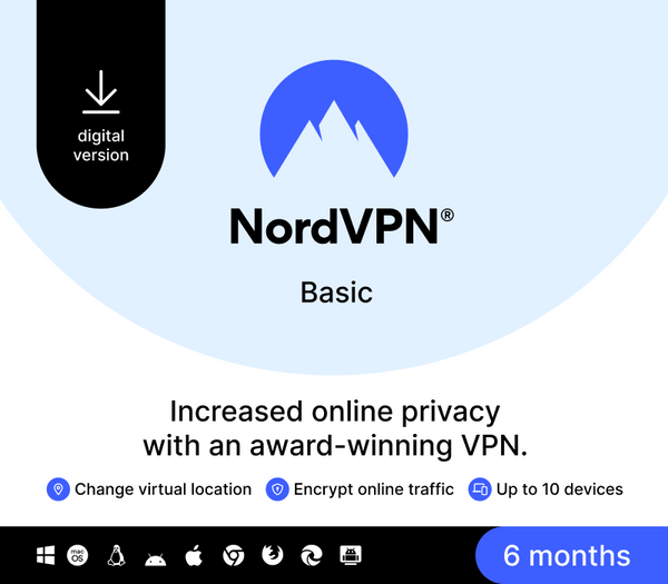 NordVPN Basic US Key (6 Months / 10 Devices)