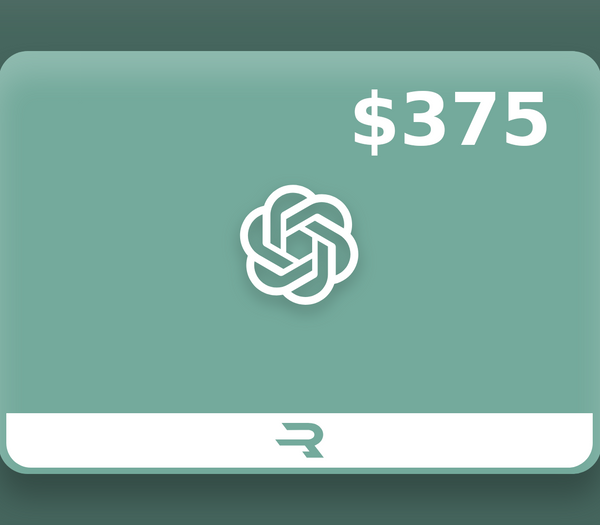 Rewarble ChatGPT USD 375 Gift Card