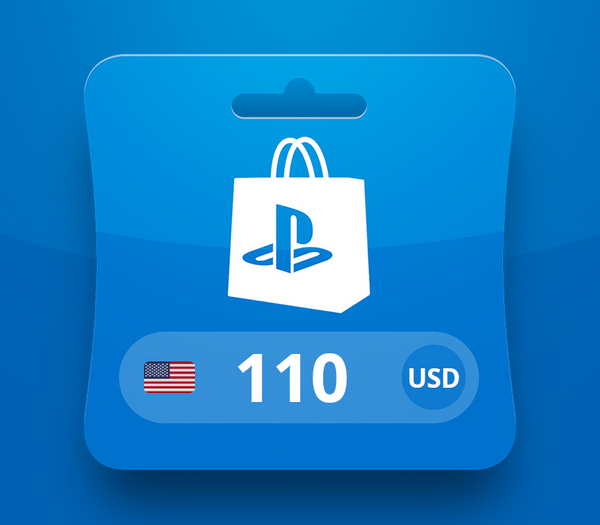 PlayStation Network Card USD 110 Gift Card US