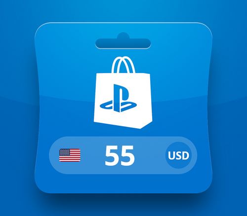 PlayStation Network Card USD 55 Gift Card US