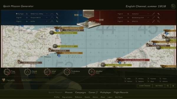 Rise of Flight: Channel Battles Edition + Legendary Bombers DLC Steam CD Key